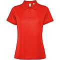 Tormo short sleeve womens polo, red