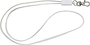 TPE lanyard and charging cable in one.