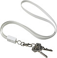 TPE lanyard and charging cable in one.
