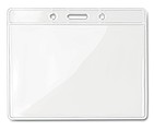 Transparent badge 10cmx8cm