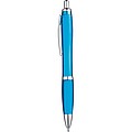 Transparent ball pen with rubber grip
