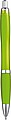 Transparent ball pen with rubber grip