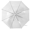 Transparent umbrella.White