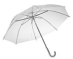 Transparent umbrella.White