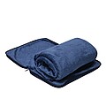 Travel blanket, navy blue