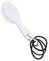 Travel brush with hair ties COIFFEUR