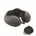 Travel pillow in foam, stone grey