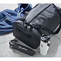 Travel tarpaulin duffle bag, black