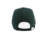 Trendy cap with sandwich visor, dark green