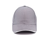 Trendy cap with sandwich visor, dark grey