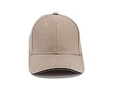 Trendy cap with sandwich visor, khaki
