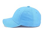 Trendy cap with sandwich visor, light blue