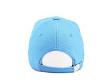 Trendy cap with sandwich visor, light blue