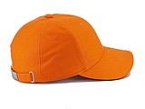 Trendy cap with sandwich visor, orange