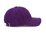 Trendy cap with sandwich visor, purple