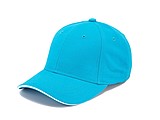 Trendy cap with sandwich visor, turquise