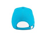 Trendy cap with sandwich visor, turquise