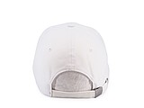 Trendy cap with sandwich visor, white