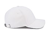 Trendy cap with sandwich visor, white