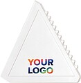 Triangular plastic ice scraperWhite