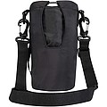 Trip Aware™ recycled travel bottle bag 2L, solid black