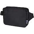 Trip Aware™ recycled travel crossbody bag 1L, solid black