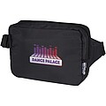 Trip Aware™ recycled travel crossbody bag 1L, solid black