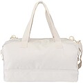 Trip Aware™ recycled travel duffel bag 42L, off white