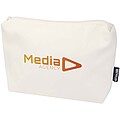 Trip Aware™ recycled travel toiletry pouch 2L, off white
