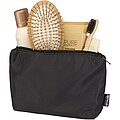 Trip Aware™ recycled travel toiletry pouch 2L, solid black