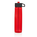Tritan bottle with straw, red