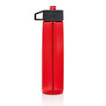 Tritan bottle with straw, red