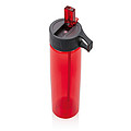 Tritan bottle with straw, red