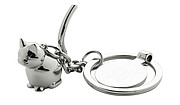 trolley coin keyring, cat