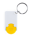 trolley coin keyring