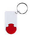 trolley coin keyring