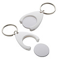 trolley coin keyring