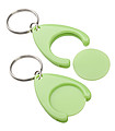 trolley coin keyring