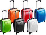 Trolley with four spinner wheels.Cobalt blue