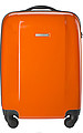 Trolley with four spinner wheels.Orange