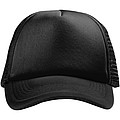 Trucker 5 panel cap, black