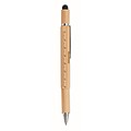 Twist action spirit level pen