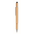 Twist action spirit level pen