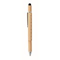 Twist action spirit level pen