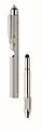 Twist action spirit level pen