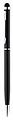 Twist and touch ball pen, black