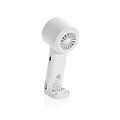 Twist RCS recycled plastic re-chargeable portable fan, white