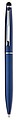 Twist type pen w stylus top, blue