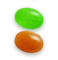 Twisted candies with custom printing
