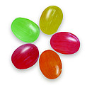 Twisted candies with custom printing